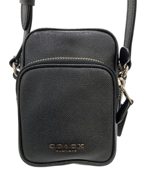COACH（コーチ）COACH (コーチ) F72515　クロスグレイン ベケット クロスボディ ショルダー バッグ ブラックの古着・服飾アイテム
