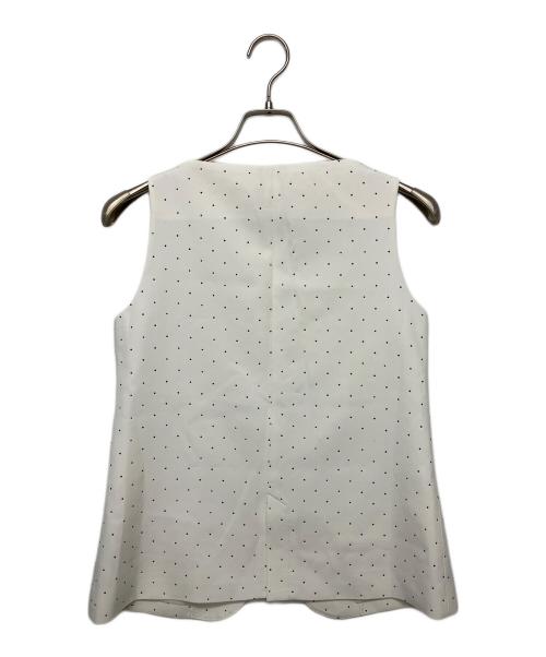 Bibiy.（ビビィ）Bibiy. (ビビィ) B40-JK026WHF　JEWEL VEST ホワイト サイズ:FREEの古着・服飾アイテム