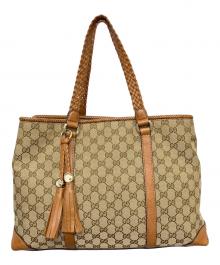 GUCCI（グッチ）の古着「GGキャンバス　マラケシュトート」｜ベージュ