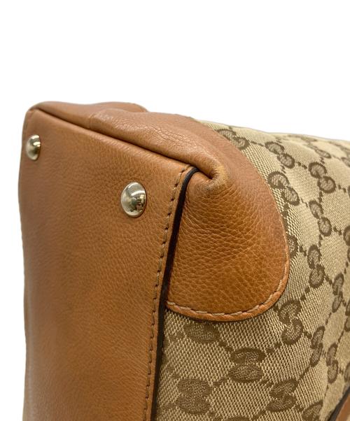 GUCCI（グッチ）GUCCI (グッチ) GGキャンバス　マラケシュトート ベージュの古着・服飾アイテム
