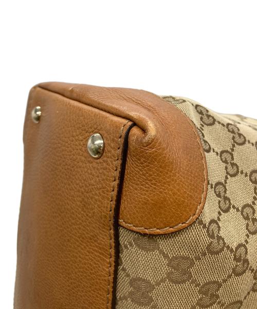 GUCCI（グッチ）GUCCI (グッチ) GGキャンバス　マラケシュトート ベージュの古着・服飾アイテム