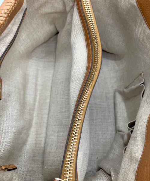 GUCCI（グッチ）GUCCI (グッチ) GGキャンバス　マラケシュトート ベージュの古着・服飾アイテム