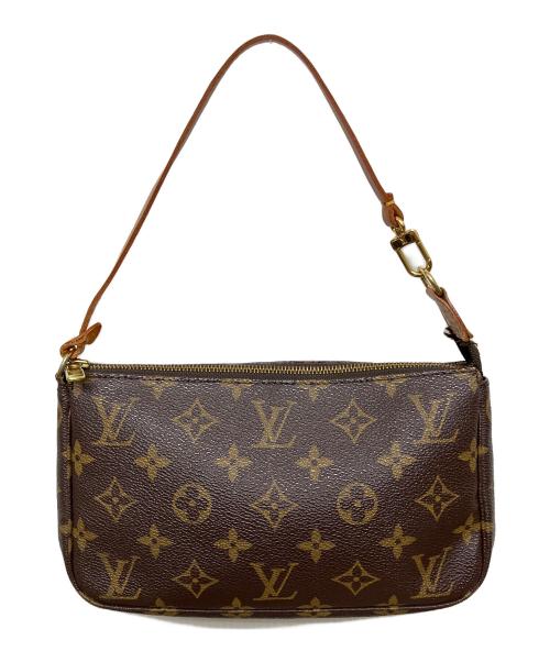 LOUIS VUITTON（ルイ ヴィトン）LOUIS VUITTON (ルイ ヴィトン) モノグラム　ポシェット・アクセソワール　ショルダーバッグ ブラウンの古着・服飾アイテム