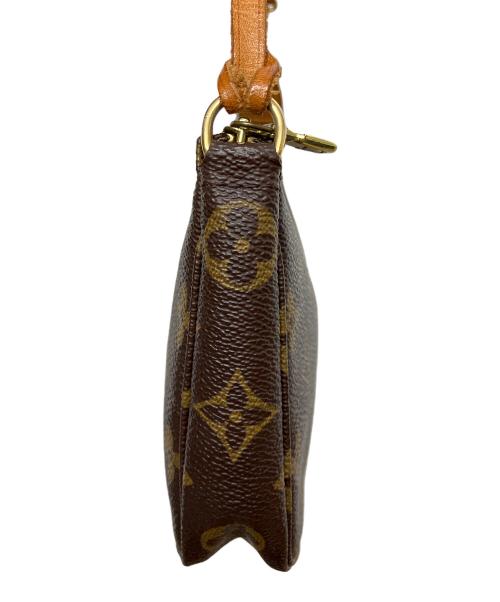 LOUIS VUITTON（ルイ ヴィトン）LOUIS VUITTON (ルイ ヴィトン) モノグラム　ポシェット・アクセソワール　ショルダーバッグ ブラウンの古着・服飾アイテム