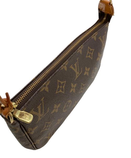 LOUIS VUITTON（ルイ ヴィトン）LOUIS VUITTON (ルイ ヴィトン) モノグラム　ポシェット・アクセソワール　ショルダーバッグ ブラウンの古着・服飾アイテム