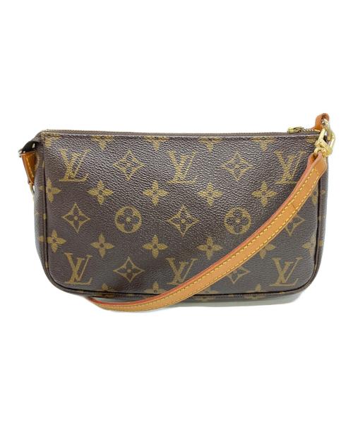 LOUIS VUITTON（ルイ ヴィトン）LOUIS VUITTON (ルイ ヴィトン) モノグラム　ポシェット・アクセソワール　ショルダーバッグ ブラウンの古着・服飾アイテム