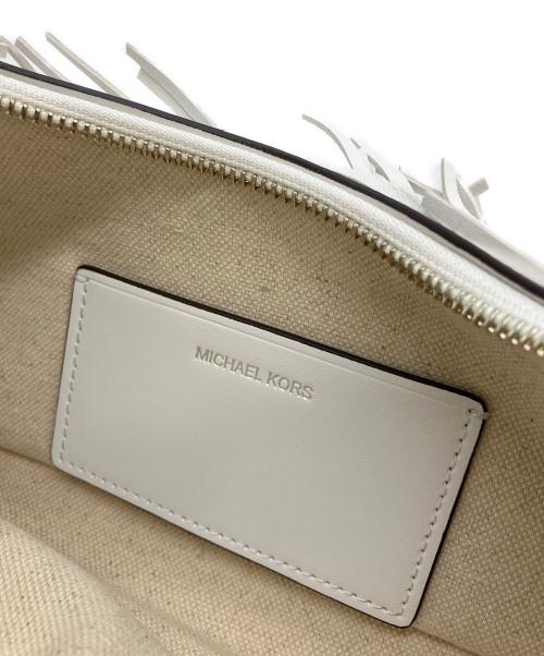 MICHAEL KORS（マイケルコース）MICHAEL KORS (マイケルコース) ハンドバッグ アイボリーの古着・服飾アイテム