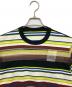sacai (サカイ) ストライプ コットンジャージ Tシャツ ブラック サイズ:L 未使用品：35000円