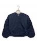 DOROTHEE SCHUMACHER（ドロシーシューマッハ）の古着「EMBROIDERED BEAUTY blouse」｜ネイビー