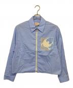 MARNIマルニ）の古着「CAMA0683QS UTC193　長袖シャツ」｜スカイブルー