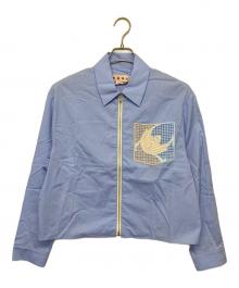 MARNI（マルニ）の古着「CAMA0683QS UTC193　長袖シャツ」｜スカイブルー