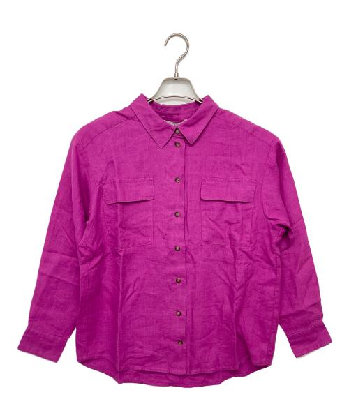 MAISON MONTAGUT（MAISON MONTAGUT）MAISON MONTAGUT (MAISON MONTAGUT) 638022　長袖シャツ パープル サイズ:S 未使用品の古着・服飾アイテム