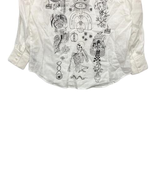 ALL SAINTS（オールセインツ）ALL SAINTS (オールセインツ) W075-PE-10-192　長袖シャツ ホワイト サイズ:UK6の古着・服飾アイテム