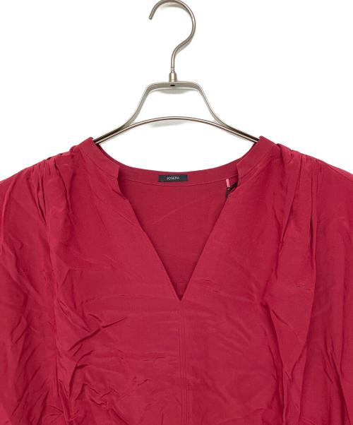 JOSEPH（ジョゼフ）JOSEPH (ジョゼフ) JF009426　長袖ブラウス レッド サイズ:36の古着・服飾アイテム