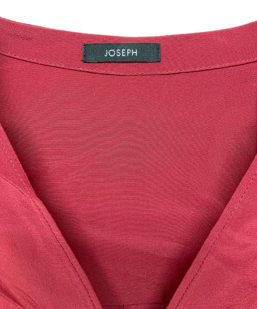 JOSEPH（ジョゼフ）JOSEPH (ジョゼフ) JF009426　長袖ブラウス レッド サイズ:36の古着・服飾アイテム