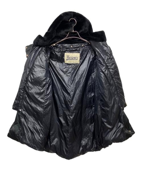 HERNO（ヘルノ）HERNO (ヘルノ) PL001934D　ダウンコート ブラック サイズ:44の古着・服飾アイテム