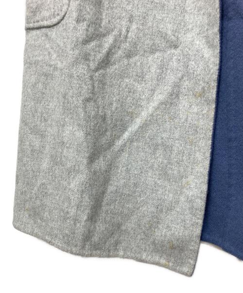 MaxMara（マックスマーラ）MaxMara (マックスマーラ) 10110151-36-01　CUCITO A MANO　リバーシブルコート グレー×ブルー サイズ:80Aの古着・服飾アイテム