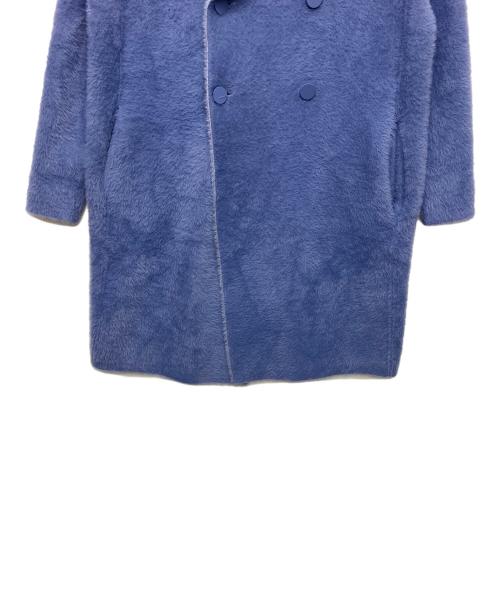 EMPORIO ARMAN（エンポリオアルマーニ）EMPORIO ARMAN (エンポリオアルマーニ) リバーシブルダブルブレストコート ブルー サイズ:36の古着・服飾アイテム