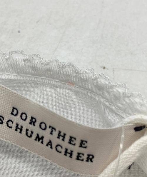 DOROTHEE SCHUMACHER（ドロシーシューマッハ）DOROTHEE SCHUMACHER (ドロシーシューマッハ) EMBROIDERED BEAUTY blouse ホワイト サイズ:1 未使用品の古着・服飾アイテム