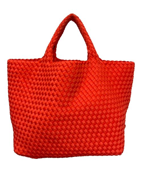 NAGHEDI（ナゲディ）NAGHEDI (ナゲディ) St. Barths S スモール メッシュ　トートバッグ レッドの古着・服飾アイテム
