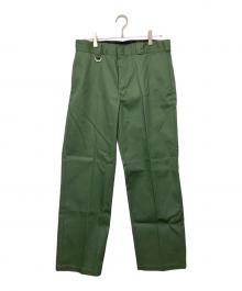 Dickies×ガンダム（ディッキーズ×ガンダム）の古着「『機動戦士ガンダム』WORK PANTS 地球連邦軍　チノパン」｜カーキ