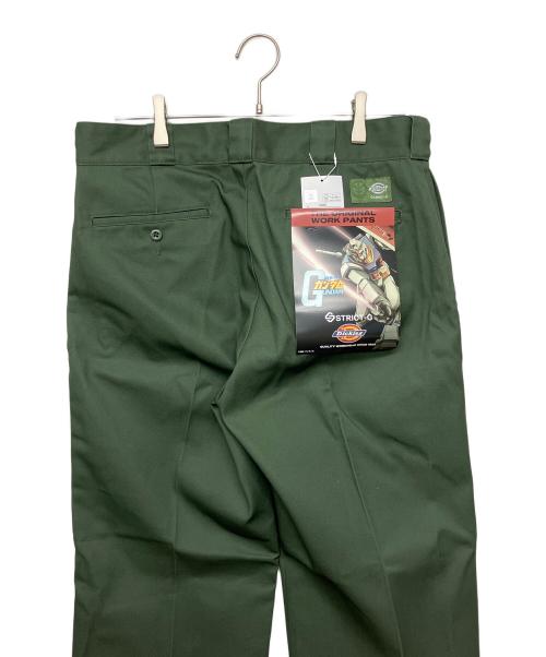 Dickies（ディッキーズ）Dickies (ディッキーズ) ガンダム (ガンダム) 『機動戦士ガンダム』WORK PANTS 地球連邦軍　チノパン カーキ サイズ:86cm (W34) 未使用品の古着・服飾アイテム
