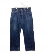 MOMOTARO JEANS桃太郎ジーンズ）の古着「出陣レーベル 0905SP　デニムパンツ」｜ネイビー