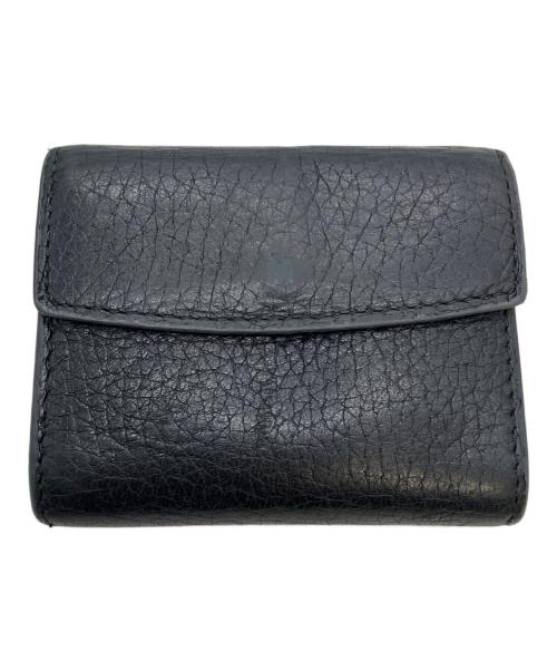 Maison Margiela（メゾンマルジェラ）Maison Margiela (メゾンマルジェラ) スリフォールドコンパクトウォレット ブラックの古着・服飾アイテム