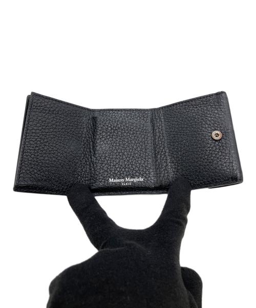 Maison Margiela（メゾンマルジェラ）Maison Margiela (メゾンマルジェラ) スリフォールドコンパクトウォレット ブラックの古着・服飾アイテム