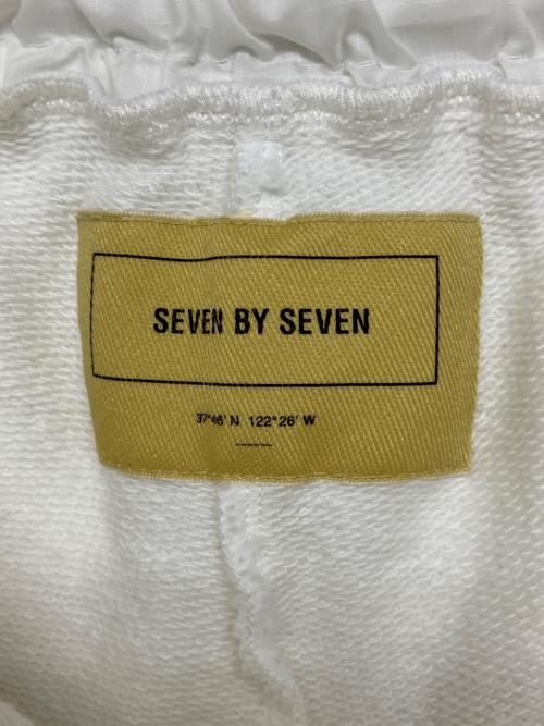 seven by seven（セブンバイセブン）SEVEN BY SEVEN (セブンバイセブン) 800-2166067　レイヤードパンツ ホワイト サイズ:Lの古着・服飾アイテム