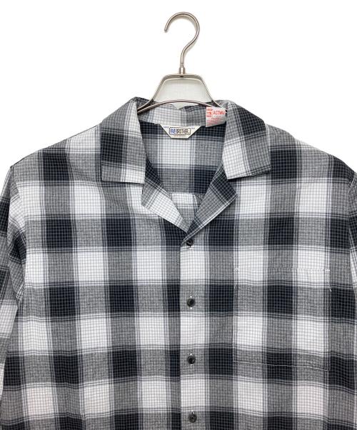 FIVE BROTHER（ファイブブラザー）FIVE BROTHER (ファイブブラザー) オンブレチェック　長袖シャツ グレー サイズ:Lの古着・服飾アイテム