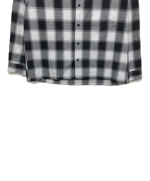 FIVE BROTHER（ファイブブラザー）FIVE BROTHER (ファイブブラザー) オンブレチェック　長袖シャツ グレー サイズ:Lの古着・服飾アイテム