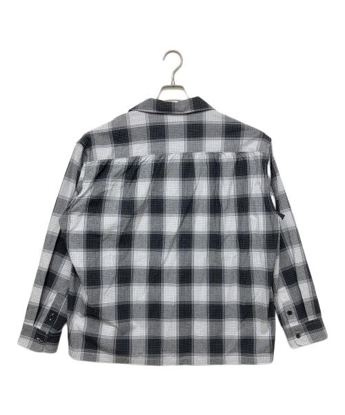FIVE BROTHER（ファイブブラザー）FIVE BROTHER (ファイブブラザー) オンブレチェック　長袖シャツ グレー サイズ:Lの古着・服飾アイテム