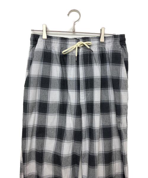 FIVE BROTHER（ファイブブラザー）FIVE BROTHER (ファイブブラザー) オンブレチェック　パンツ グレー サイズ:Lの古着・服飾アイテム