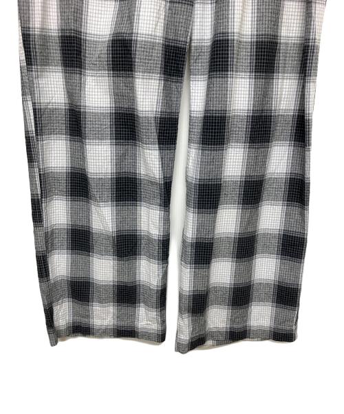 FIVE BROTHER（ファイブブラザー）FIVE BROTHER (ファイブブラザー) オンブレチェック　パンツ グレー サイズ:Lの古着・服飾アイテム