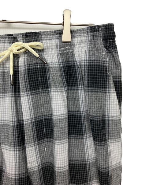 FIVE BROTHER（ファイブブラザー）FIVE BROTHER (ファイブブラザー) オンブレチェック　パンツ グレー サイズ:Lの古着・服飾アイテム