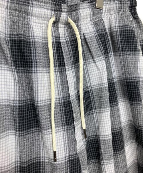 FIVE BROTHER（ファイブブラザー）FIVE BROTHER (ファイブブラザー) オンブレチェック　パンツ グレー サイズ:Lの古着・服飾アイテム