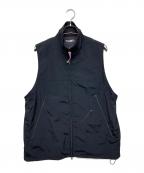 is-nessイズネス）の古着「LIGHT SHELL VEST　ナイロンベスト」｜ブラック