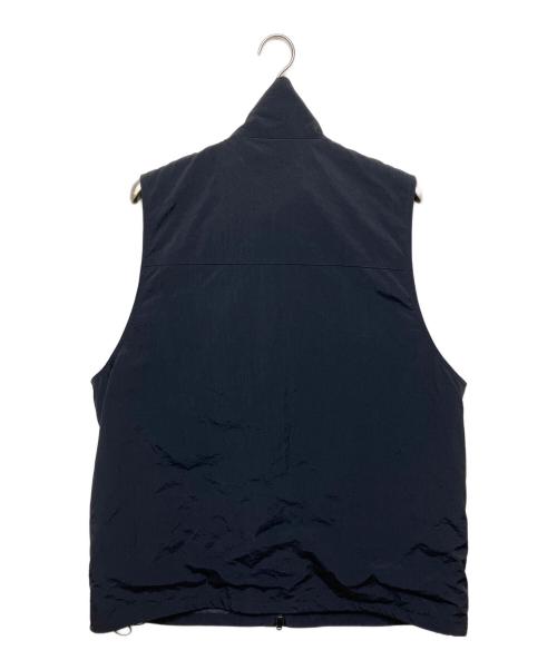 is-ness（イズネス）is-ness (イズネス) LIGHT SHELL VEST　ナイロンベスト ブラック サイズ:Lの古着・服飾アイテム