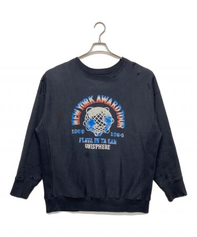 中古・古着通販】BOWWOW (バウワウ) ダメージ加工スウェット ブラック
