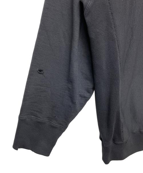 BOWWOW（バウワウ）BOWWOW (バウワウ) ダメージ加工スウェット ブラック サイズ:Lの古着・服飾アイテム