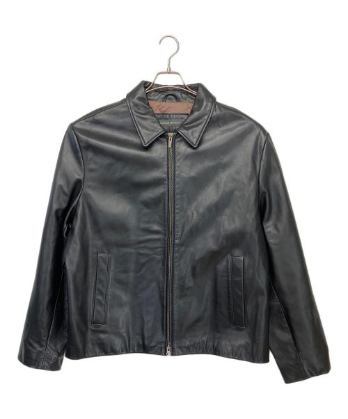 BANANA REPUBLIC（バナナリパブリック）BANANA REPUBLIC (バナナリパブリック) レザージャケット ブラック サイズ:XLの古着・服飾アイテム