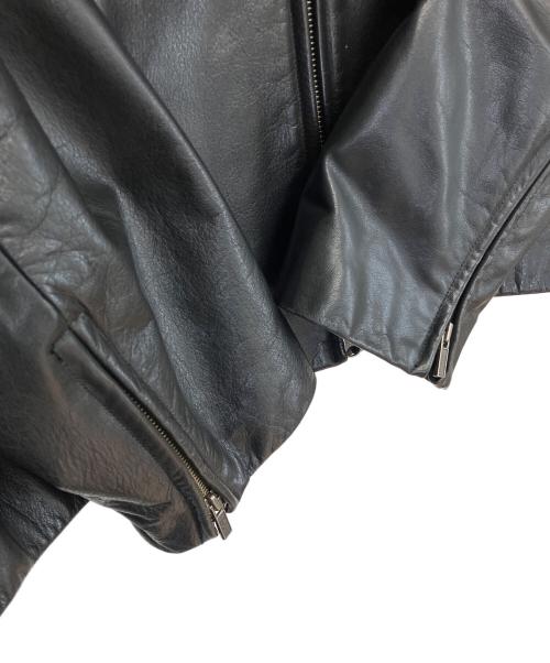 BANANA REPUBLIC（バナナリパブリック）BANANA REPUBLIC (バナナリパブリック) レザージャケット ブラック サイズ:XLの古着・服飾アイテム