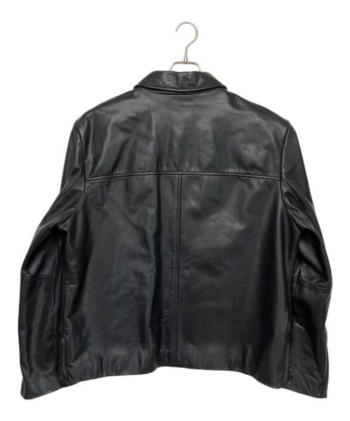BANANA REPUBLIC（バナナリパブリック）BANANA REPUBLIC (バナナリパブリック) レザージャケット ブラック サイズ:XLの古着・服飾アイテム