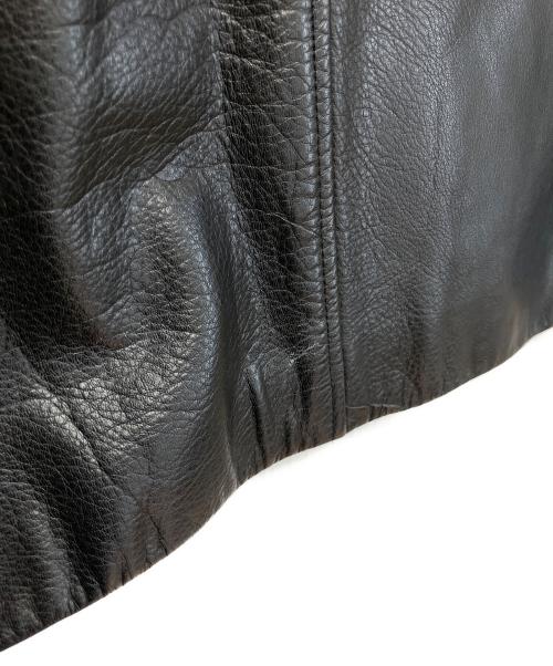 BANANA REPUBLIC（バナナリパブリック）BANANA REPUBLIC (バナナリパブリック) レザージャケット ブラック サイズ:XLの古着・服飾アイテム