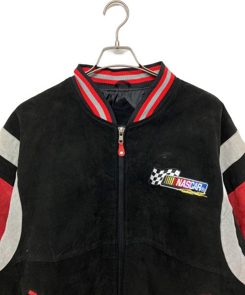 NASCAR（ナスカー）NASCAR (ナスカー) ジャケット ブラック×レッド サイズ:XLの古着・服飾アイテム