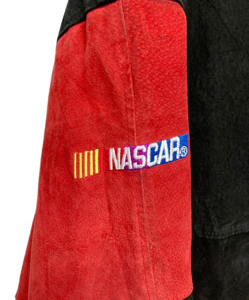 NASCAR（ナスカー）NASCAR (ナスカー) ジャケット ブラック×レッド サイズ:XLの古着・服飾アイテム