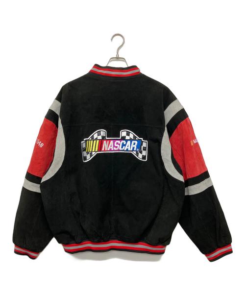 NASCAR（ナスカー）NASCAR (ナスカー) ジャケット ブラック×レッド サイズ:XLの古着・服飾アイテム