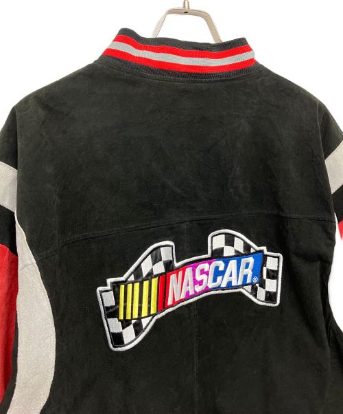 NASCAR（ナスカー）NASCAR (ナスカー) ジャケット ブラック×レッド サイズ:XLの古着・服飾アイテム