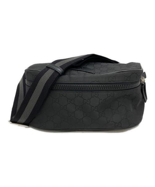 GUCCI（グッチ）GUCCI (グッチ) ウエストバッグ ブラックの古着・服飾アイテム